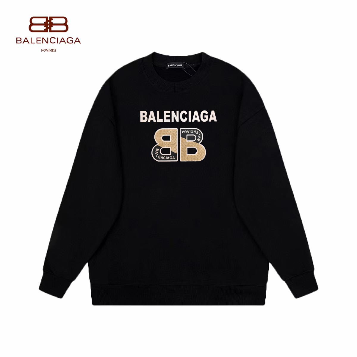 【BALENCIAGA 公式旗艦店】バレンシアガ 丸首の衛衣 スウェット ご好評に付き再入荷！