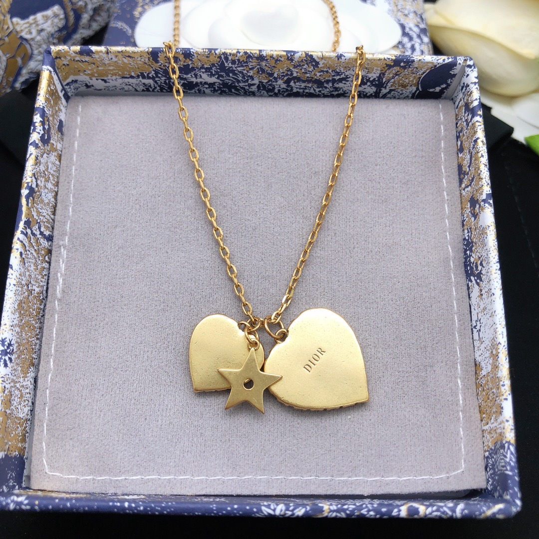 【 DIOR】ネックレス、新しいネックレス万能シンプルファッションオーナメント