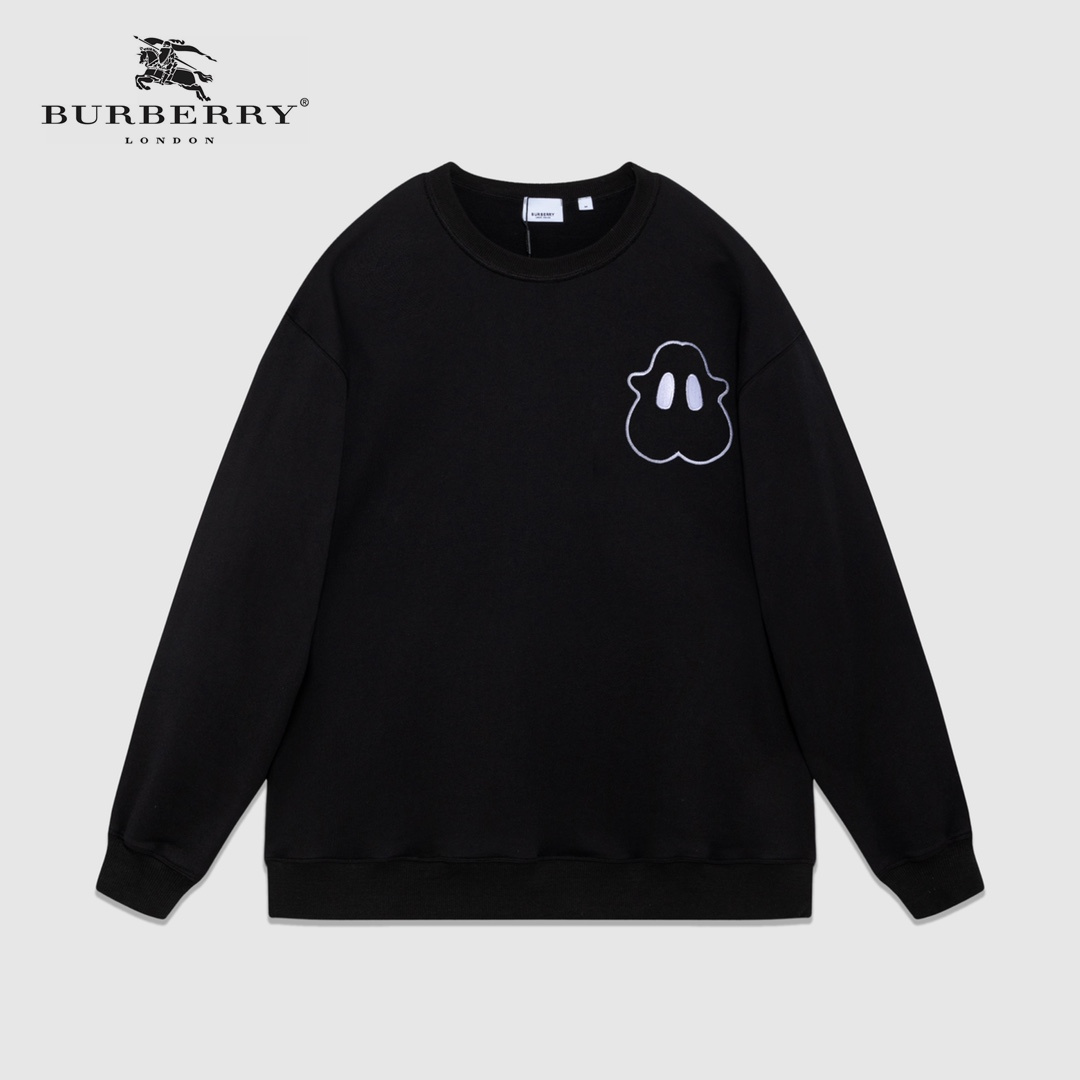 【BURBERRY 公式旗艦店】バーバリー 丸首の衛衣 スウェット ご好評に付き再入荷！