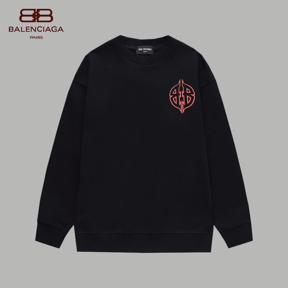 【BALENCIAGA  公式旗艦店】バレンシアガ  丸首の衛衣 スウェットご好評に付き再入荷！