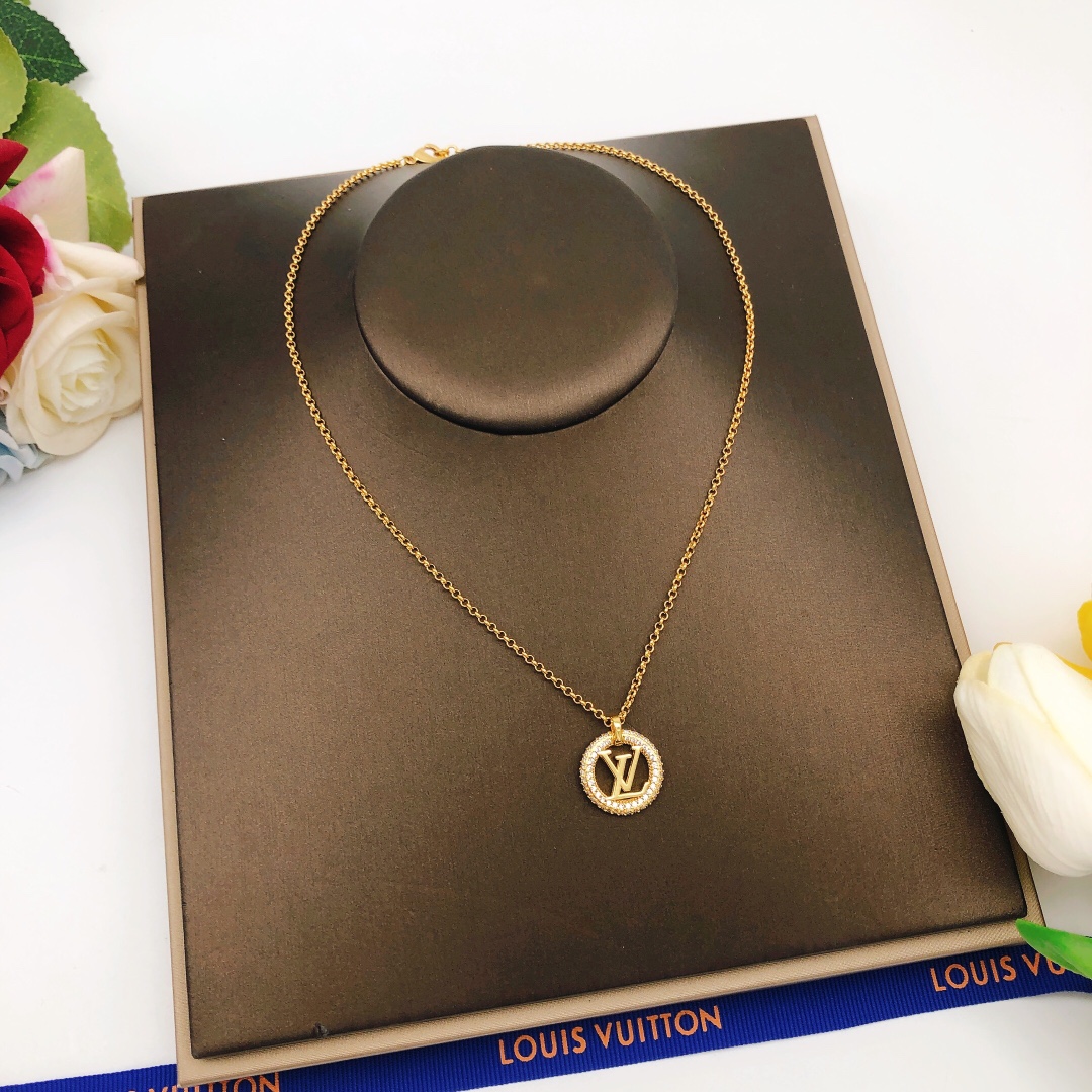 【LOUIS VUITTON】ネックレス、新しいネックレス万能シンプルファッションオーナメント