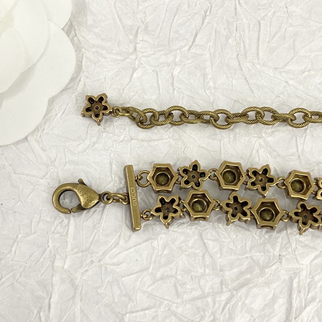 【GUCCI】ブレスレット、ファッションシンプルなスタイル