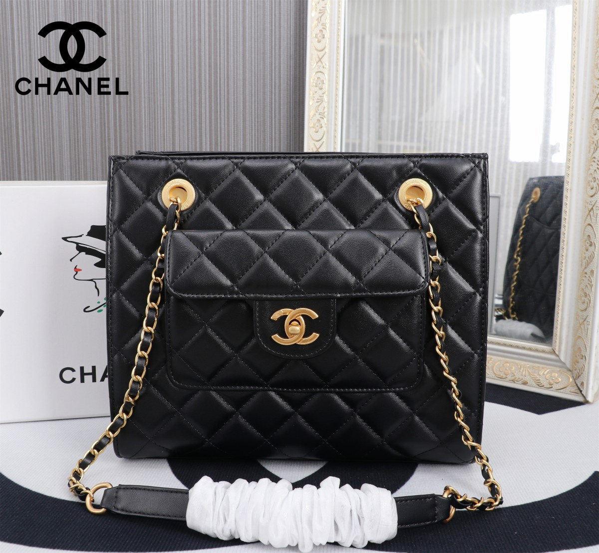 【CHANEL 公式旗艦店】シャネル  ハンドバッグ当日出荷好評に付き再入荷28*24*10CM