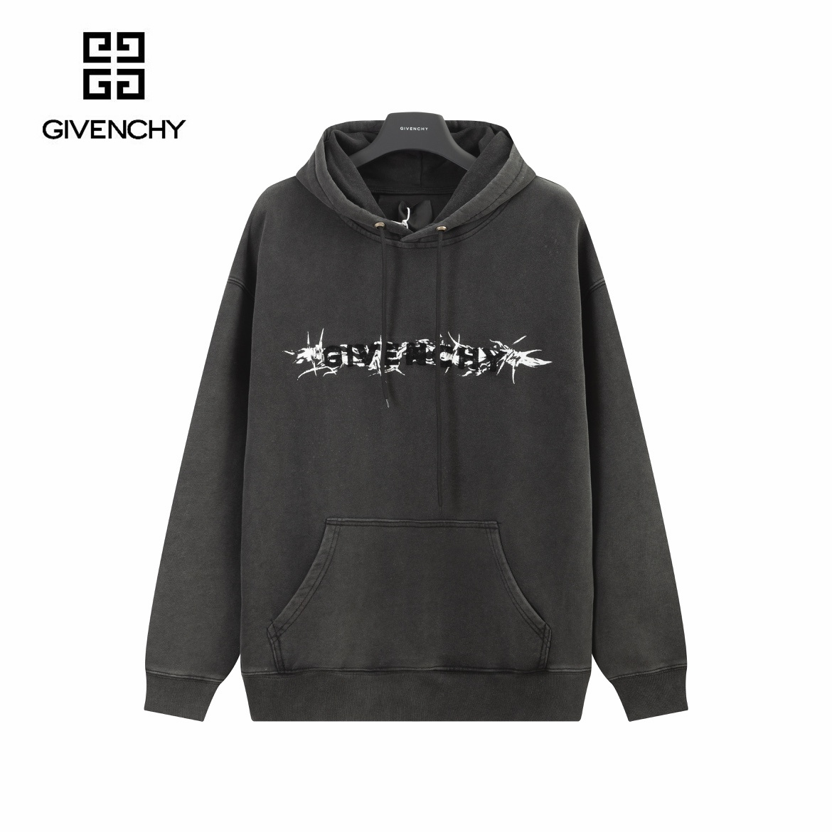【GIVENCHY   公式旗艦店】ジバンシー  丸首の衛衣  スウェットご好評に付き再入荷！