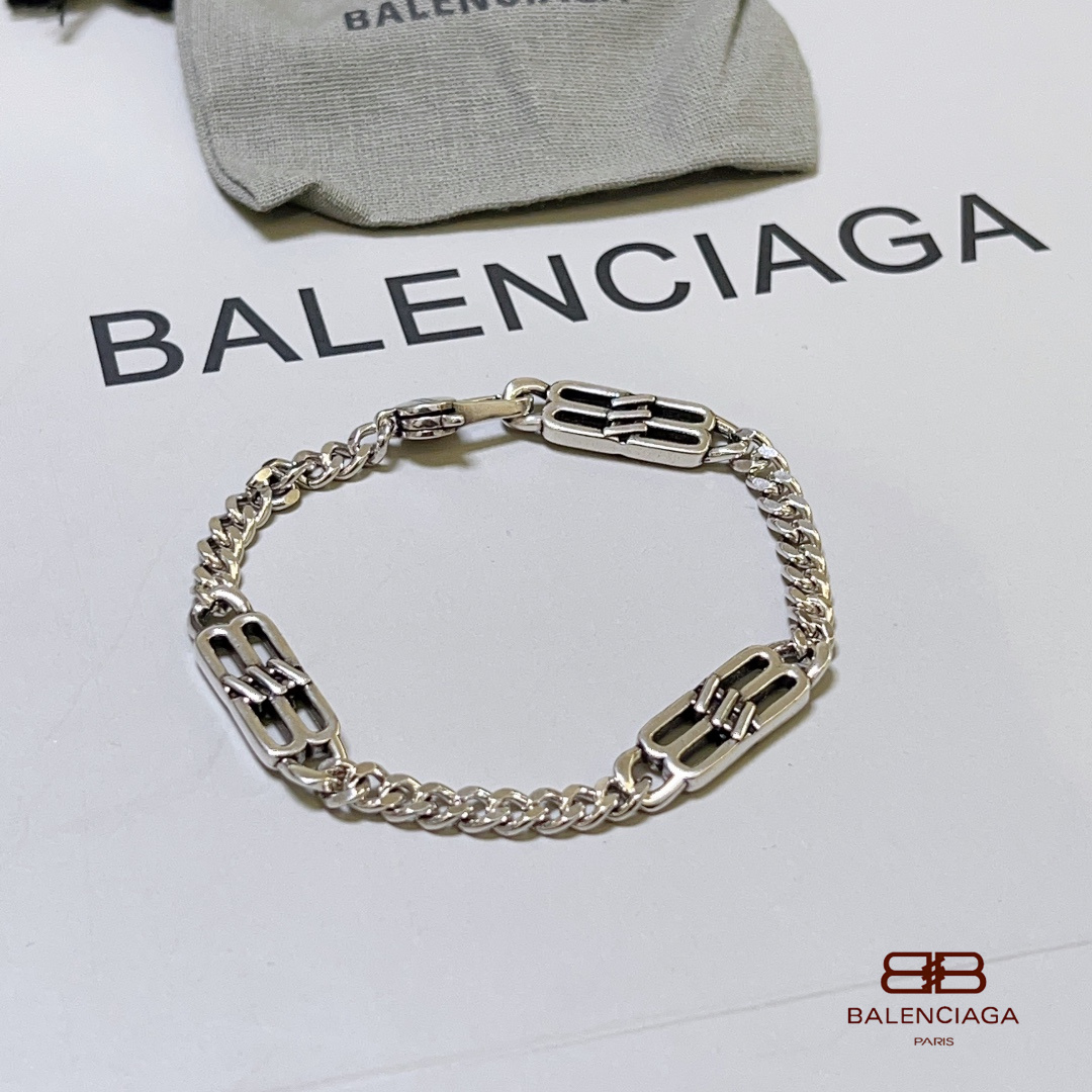 【BALENCIAGA】ブレスレット、ファッションシンプルなスタイル