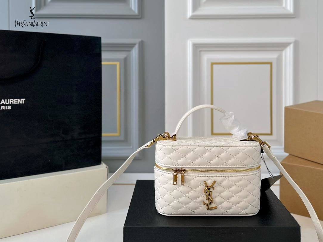 【YSL SAINT LAURENT 公式旗艦店】サンローラン   斜めがけバッグ 当日出荷 好評に付き再入荷！18*12CM  1240722