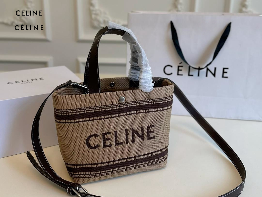 【CELINE 公式旗艦店】セリーヌ ハンドバッグ 当日出荷 好評に付き再入荷！20*17CM  1240723