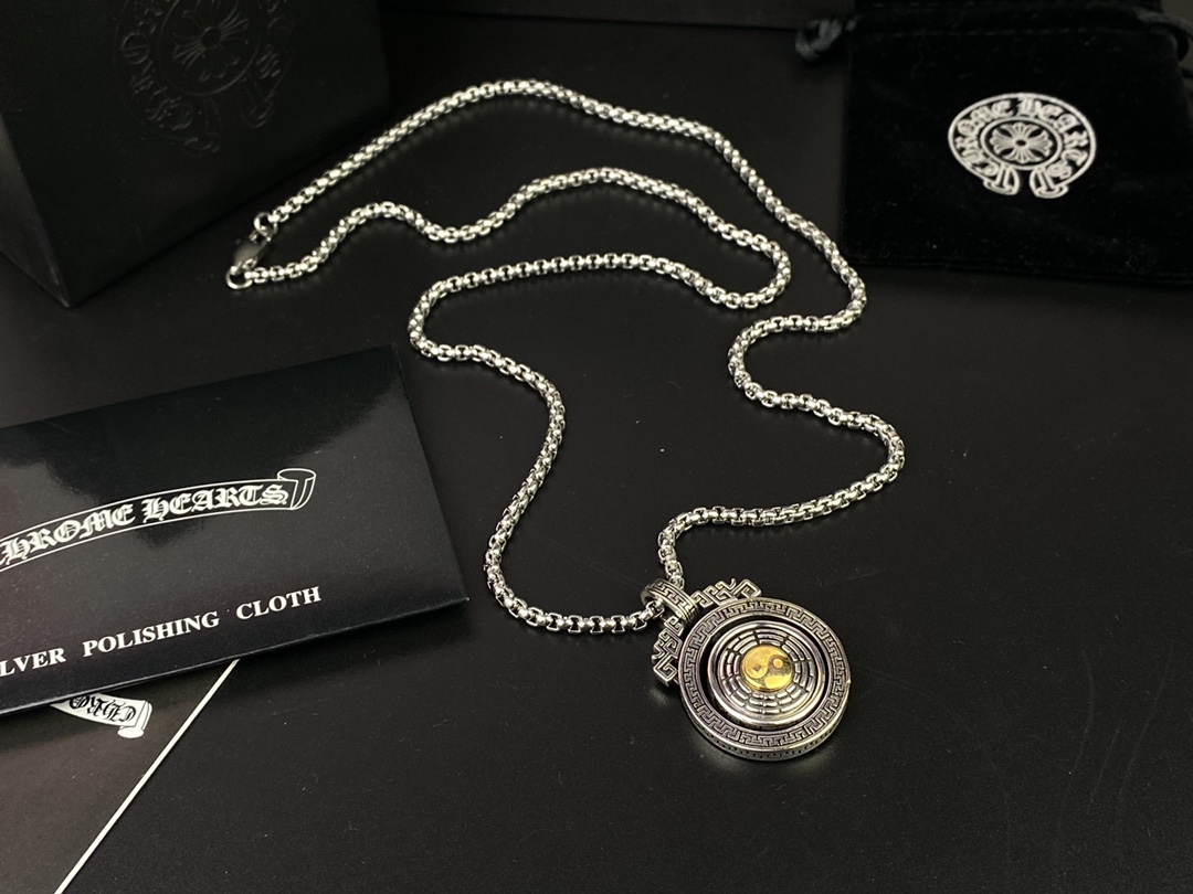 【CHROME HEARTS】ネックレス、新しいネックレス万能シンプルファッションオーナメント 240727