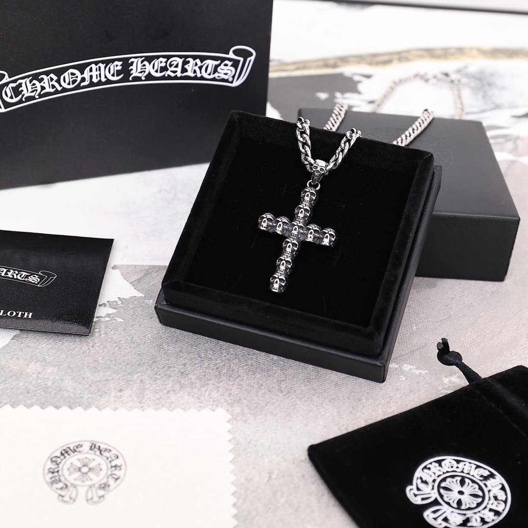 【CHROME HEARTS】ネックレス、新しいネックレス万能シンプルファッションオーナメント 240727