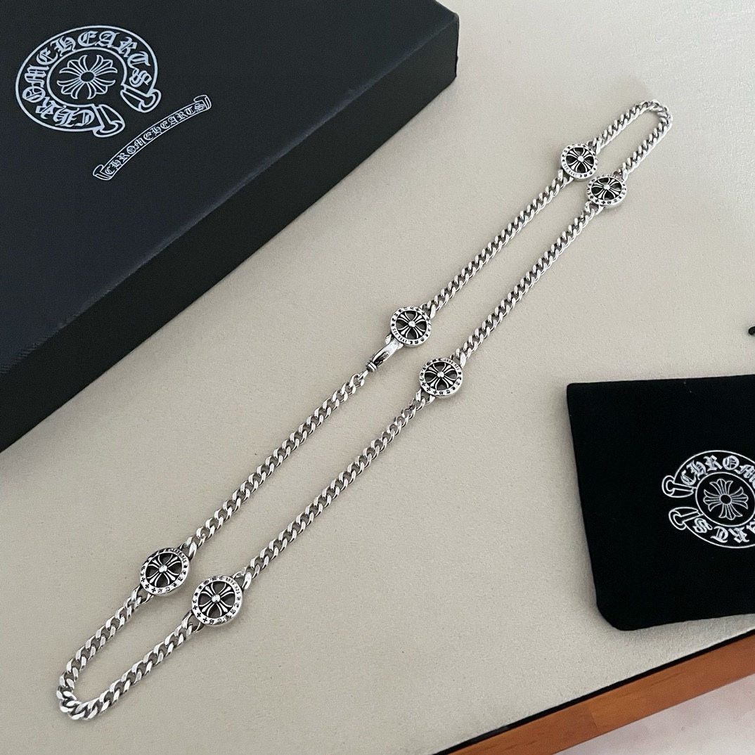 【CHROME HEARTS】ネックレス、新しいネックレス万能シンプルファッションオーナメント 240727