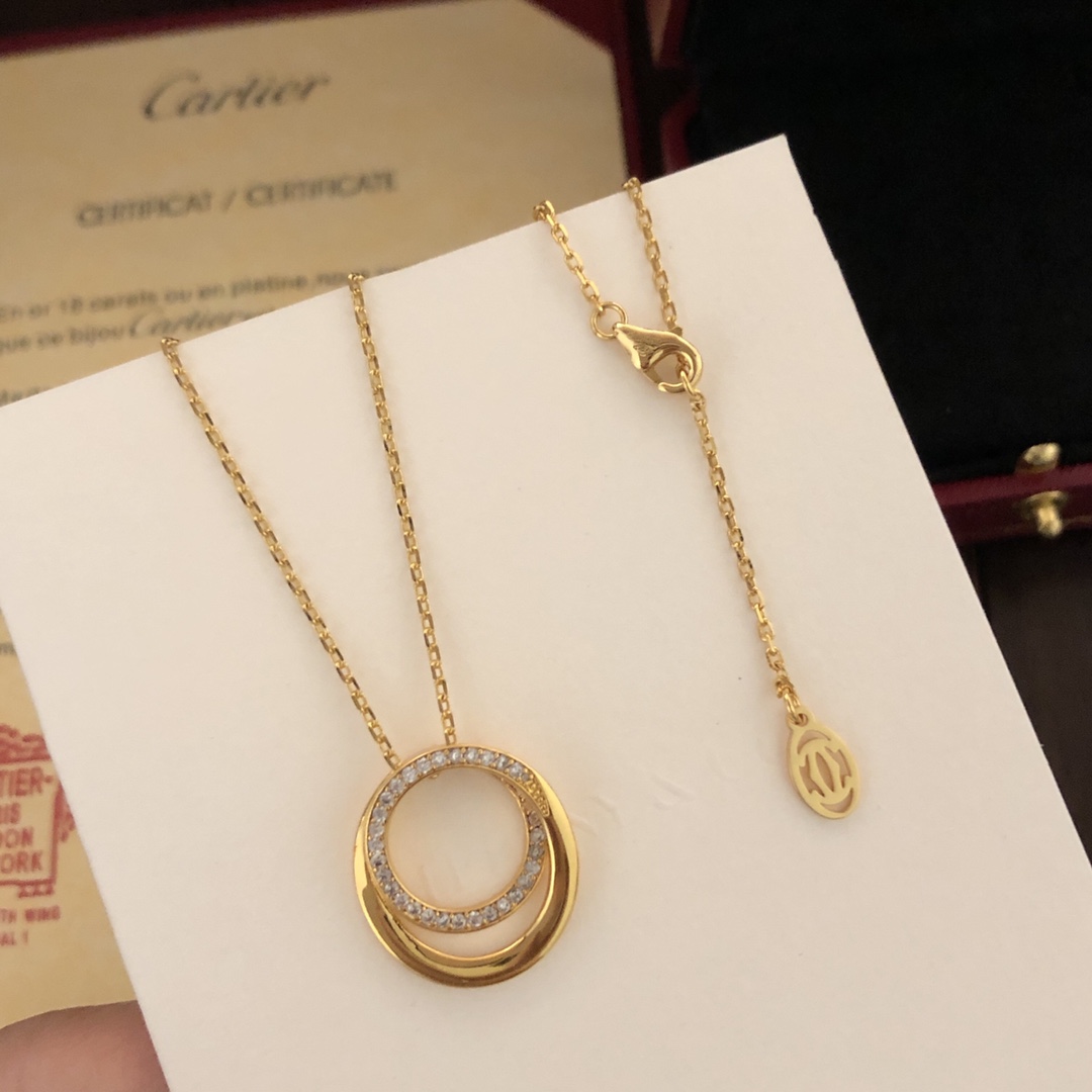 【CARTIER】ネックレス、新しいネックレス万能シンプルファッションオーナメント 2472