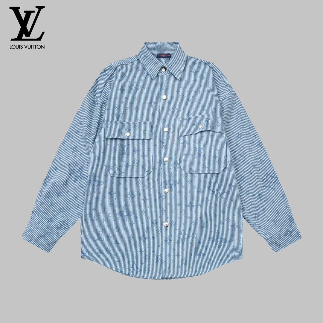 【LOUIS VUITTON 公式旗艦店】ルイヴィトン  シャツ  ご好評に付き再入荷 240803
