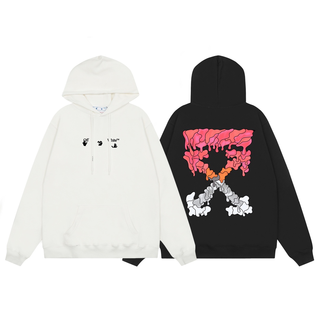 【OFF-WHITE  公式旗艦店】オフホワイトパーカースウェットご好評に付き再入荷 240806