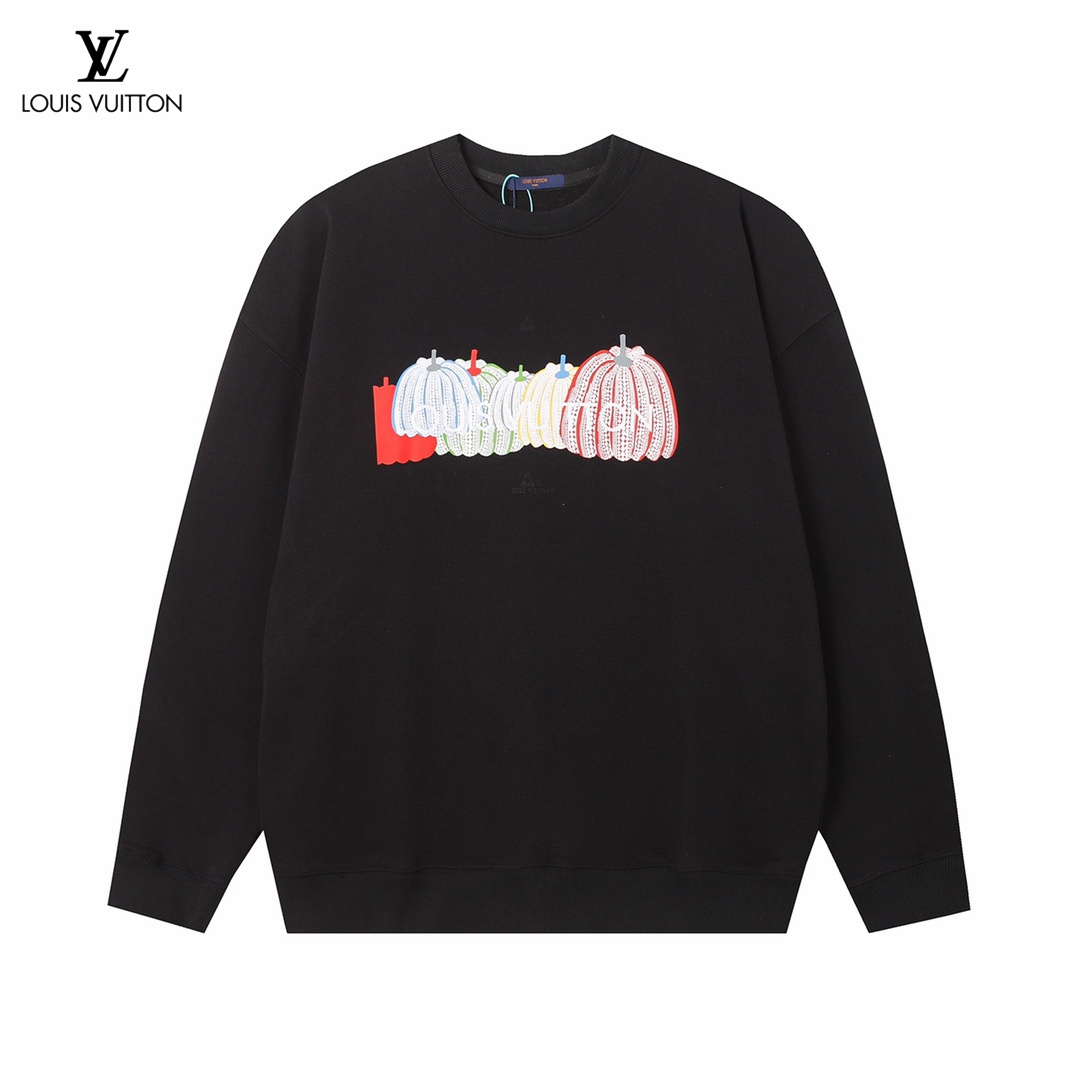 【LOUIS VUITTON  公式旗艦店】ルイヴィトン 丸首の衛衣 スウェット ご好評に付き再入荷240808