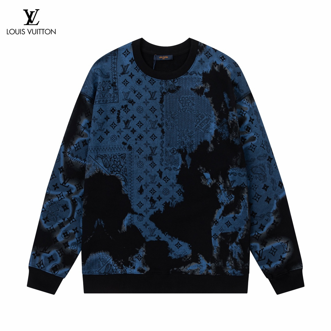 【LOUIS VUITTON  公式旗艦店】ルイヴィトン 丸首の衛衣 スウェット ご好評に付き再入荷 240808