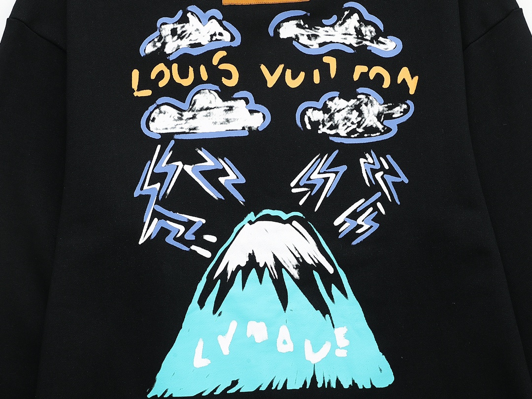 【LOUIS VUITTON  公式旗艦店】ルイヴィトン 丸首の衛衣 スウェット ご好評に付き再入荷 240808