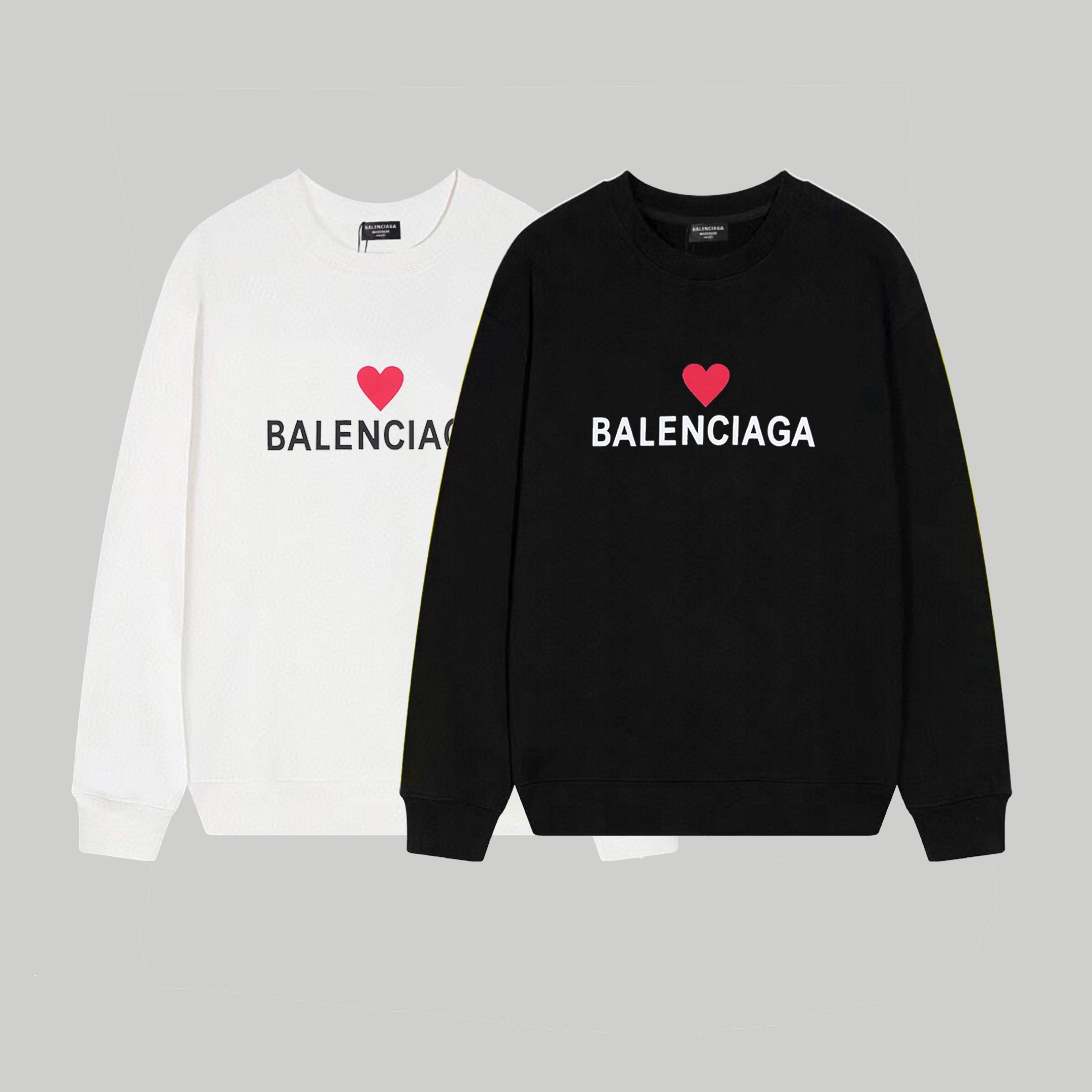 【BALENCIAGA 公式旗艦店】バレンシアガ 丸首の衛衣 スウェット ご好評に付き再入荷 240809