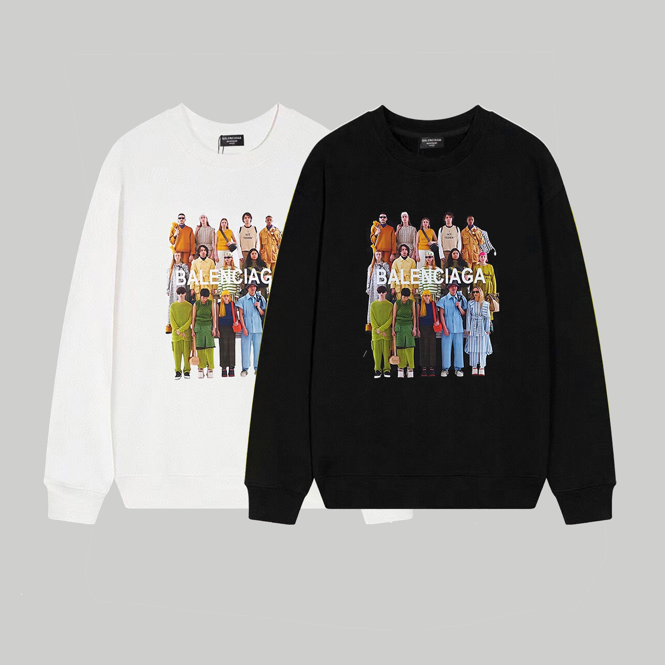 【BALENCIAGA 公式旗艦店】バレンシアガ 丸首の衛衣 スウェット ご好評に付き再入荷 240809