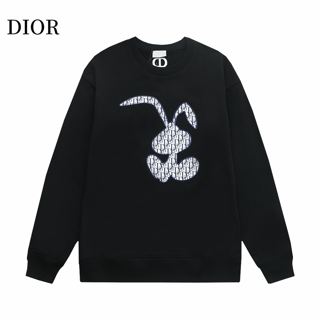 【DIOR  公式旗艦店】ディオール  丸首の衛衣 ご好評に付き再入荷！