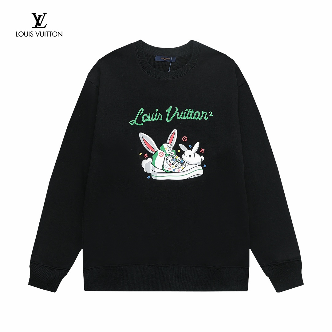 【LOUIS VUITTON  公式旗艦店】ルイヴィトン 丸首の衛衣 スウェット ご好評に付き再入荷 240811