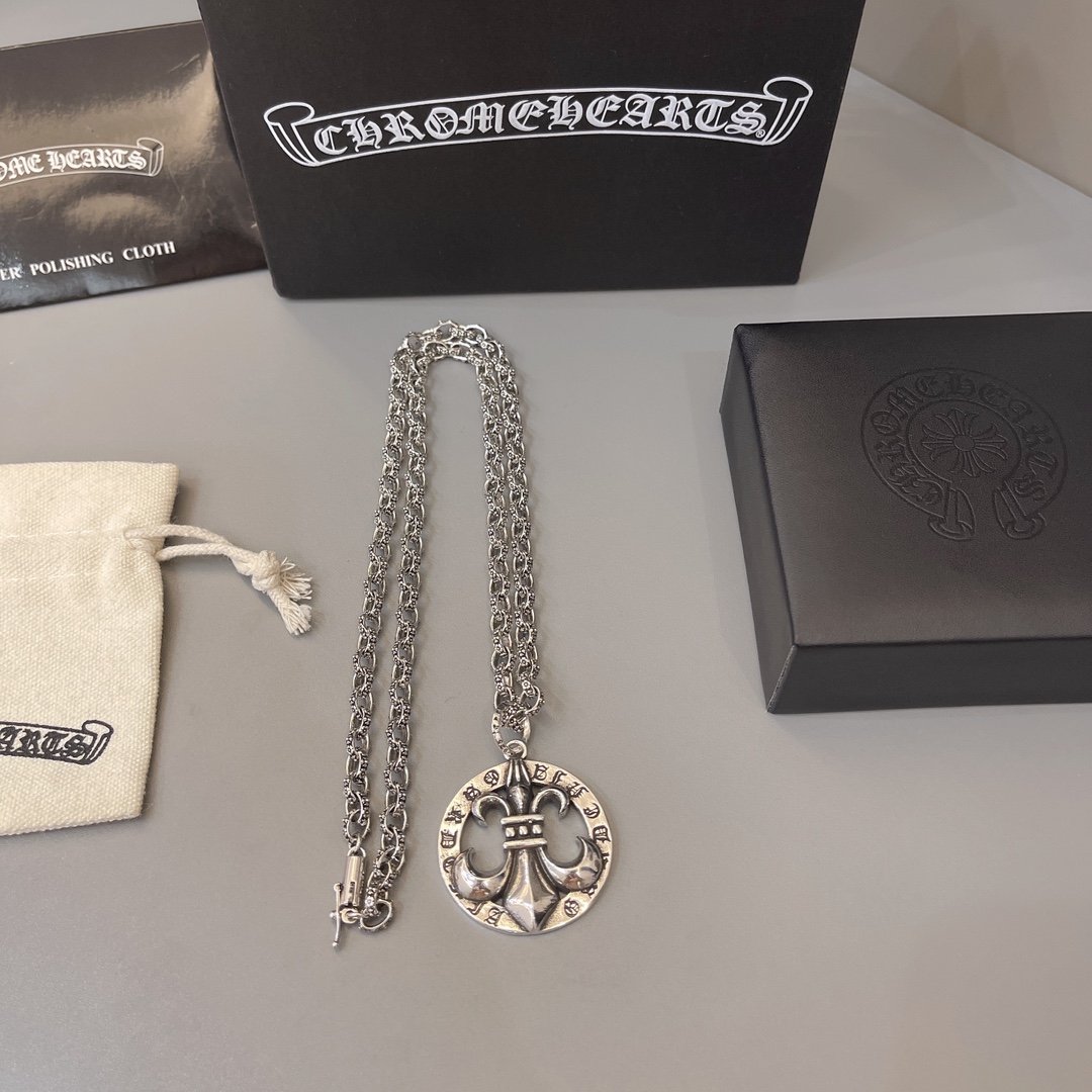 【CHROME HEARTS】ネックレス、新しいネックレス万能シンプルファッションオーナメント240812