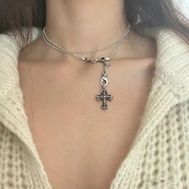 【CHROME HEARTS】ネックレス、新しいネックレス万能シンプルファッションオーナメント240812