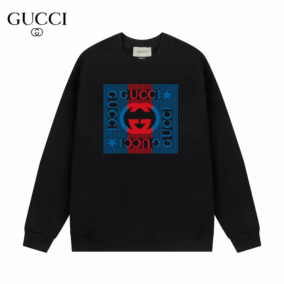【GUCCI  公式旗艦店】グッチ  丸首の衛衣 スウェットご好評に付き再入荷！