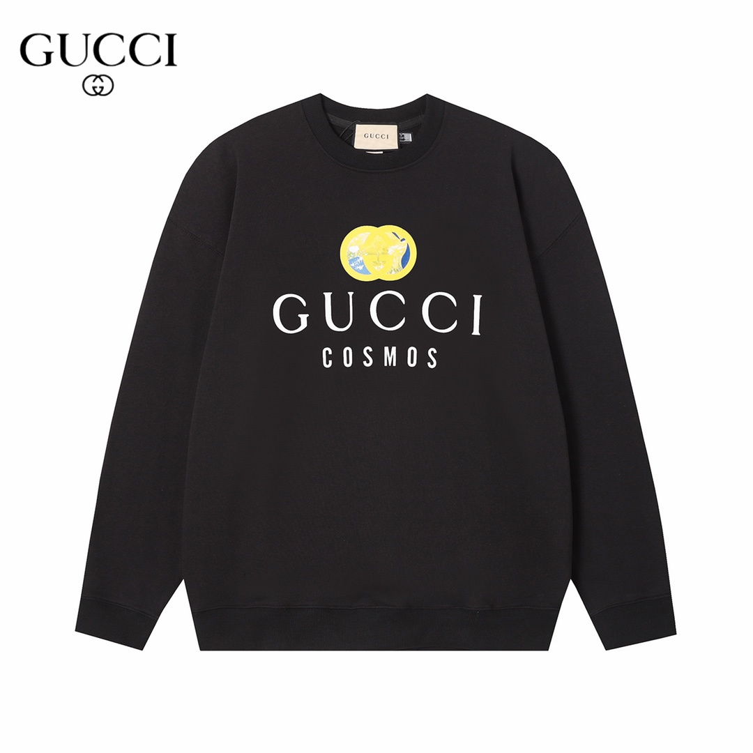 【GUCCI  公式旗艦店】グッチ  丸首の衛衣 スウェットご好評に付き再入荷 240816