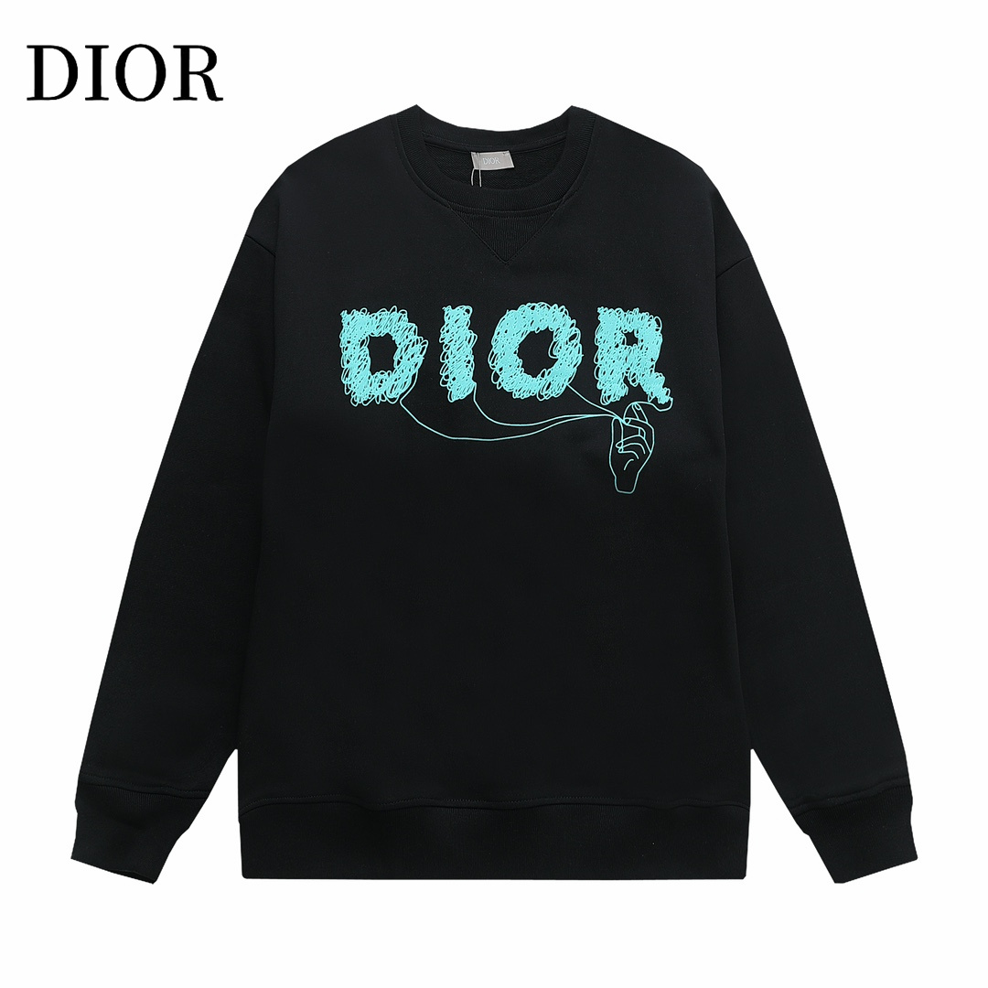 【DIOR  公式旗艦店】ディオール  丸首の衛衣 ご好評に付き再入荷 240817