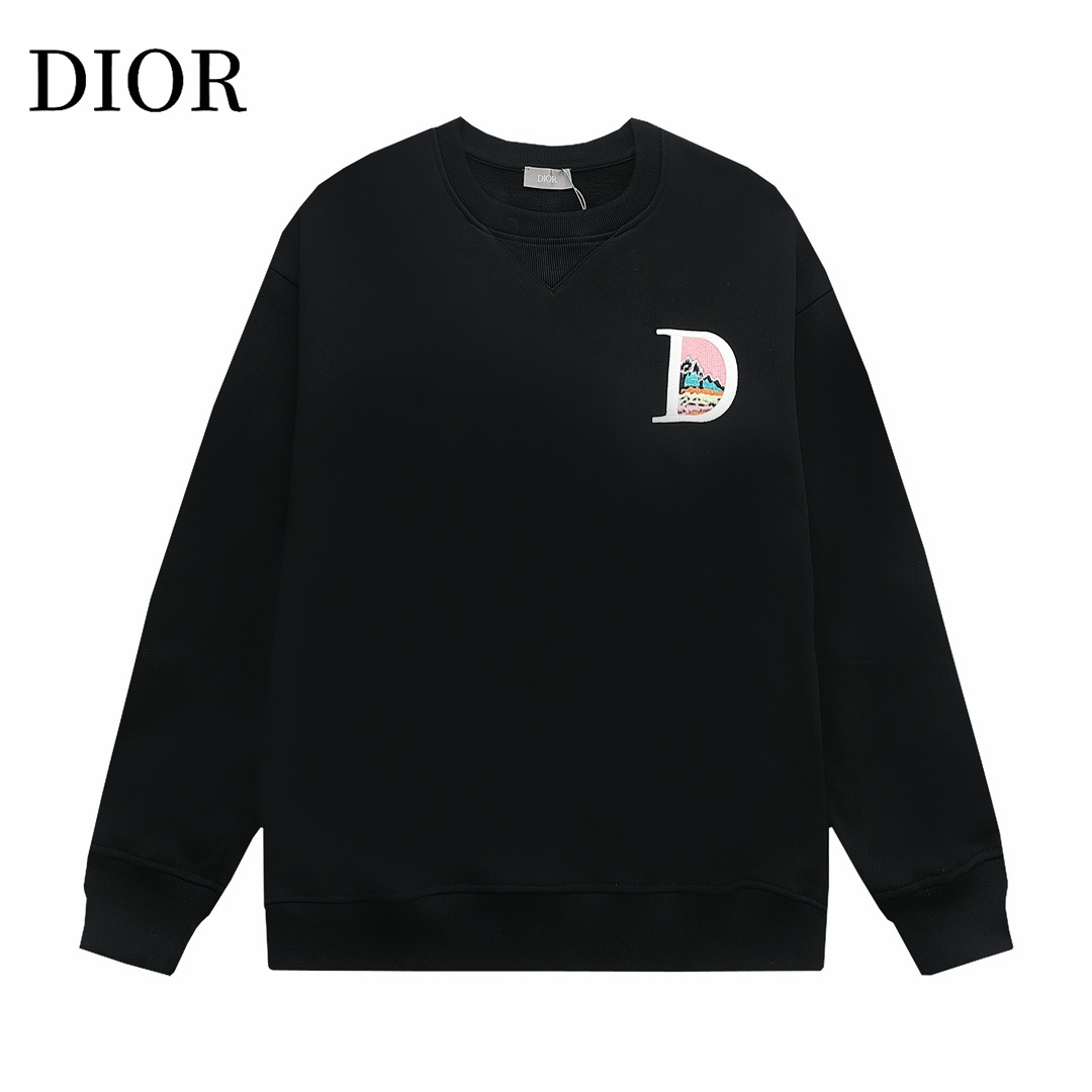 【DIOR  公式旗艦店】ディオール  丸首の衛衣 ご好評に付き再入荷 240817