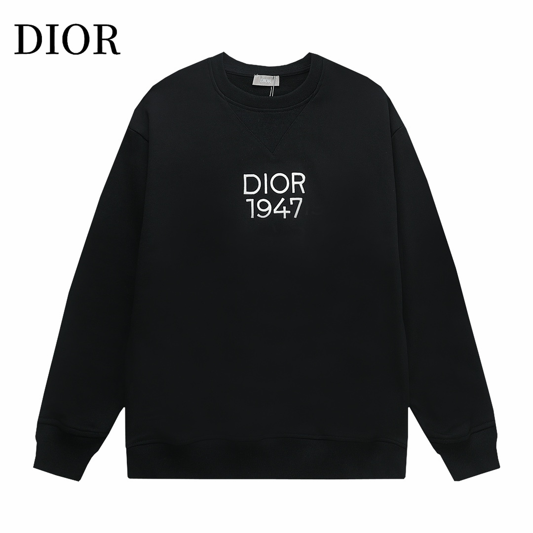 【DIOR  公式旗艦店】ディオール  丸首の衛衣 ご好評に付き再入荷 240817
