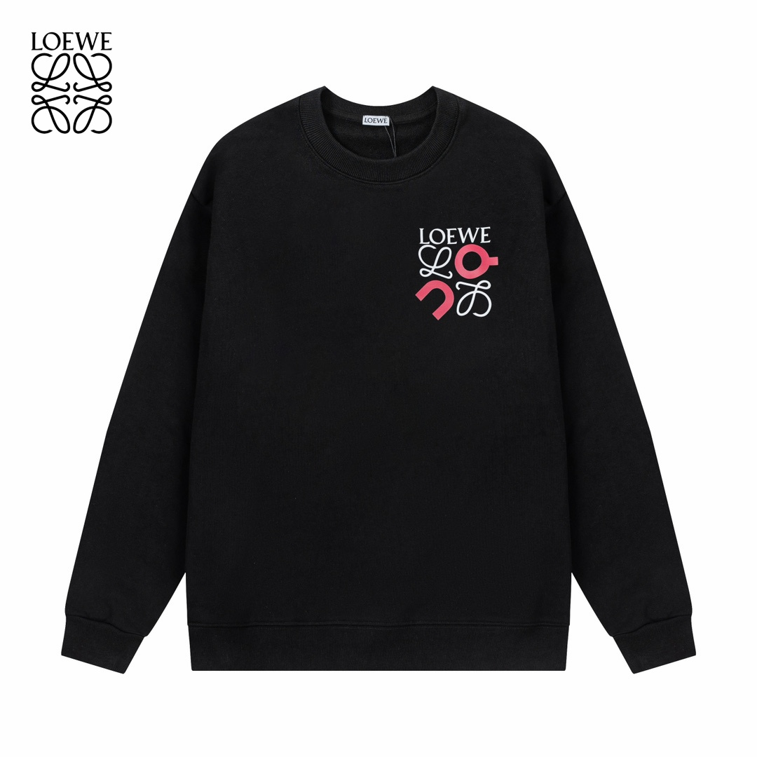 【LOEWE 公式旗艦店】ロエベ  丸首の衛衣  スウェットご好評に付き再入荷 240817