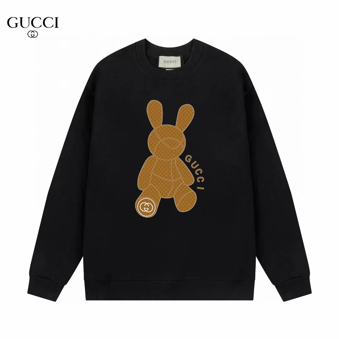 【GUCCI  公式旗艦店】グッチ 丸首の衛衣 スウェットご好評に付き再入荷 240828