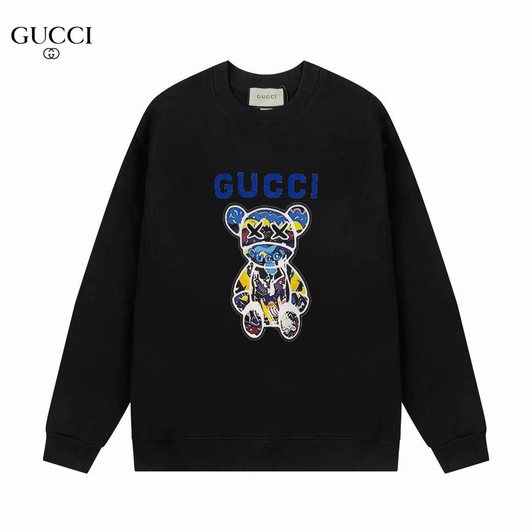 【GUCCI  公式旗艦店】グッチ 丸首の衛衣 スウェットご好評に付き再入荷 240828