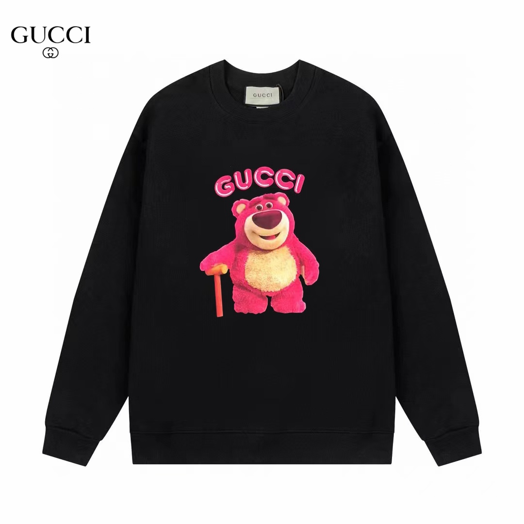 【GUCCI  公式旗艦店】グッチ 丸首の衛衣 スウェットご好評に付き再入荷 240828
