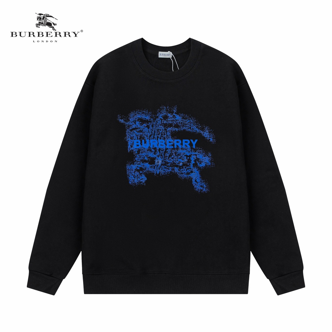 【BURBERRY 公式旗艦店】バーバリー  丸首の衛衣 スウェット ご好評に付き再入荷！