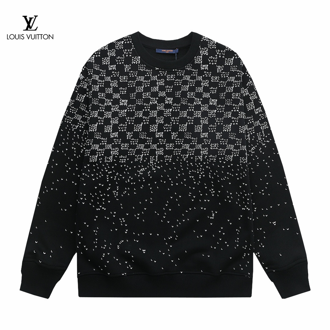 【LOUIS VUITTON  公式旗艦店】ルイヴィトン  丸首の衛衣 スウェットご好評に付き再入荷 240829