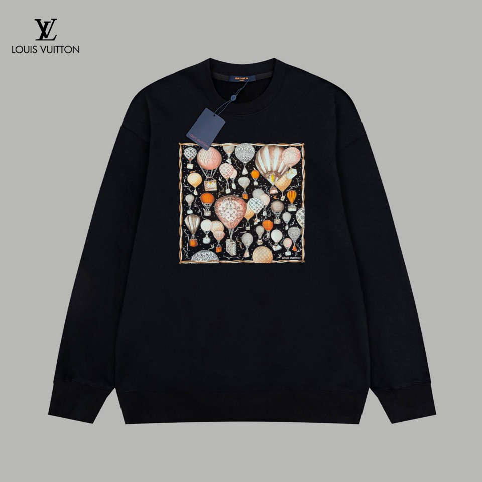 【LOUIS VUITTON  公式旗艦店】ルイヴィトン 丸首の衛衣 スウェット ご好評に付き再入荷  240902