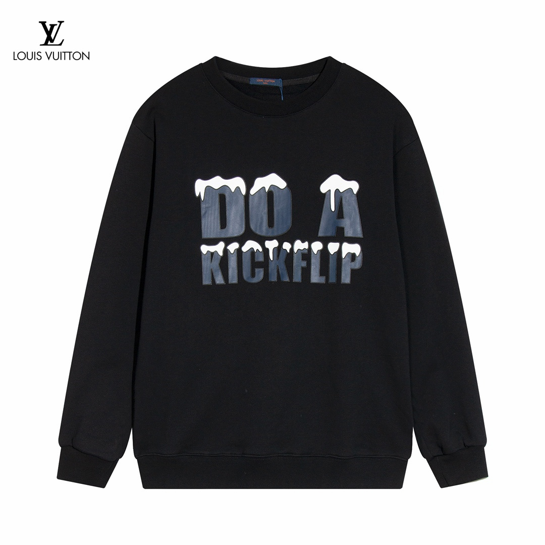 【LOUIS VUITTON  公式旗艦店】ルイヴィトン 丸首の衛衣 スウェット ご好評に付き再入荷  240902