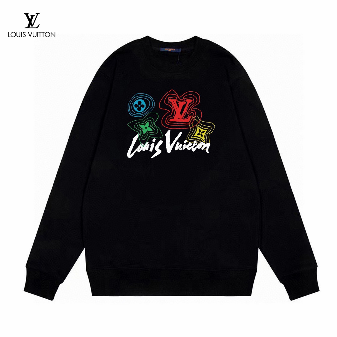 【LOUIS VUITTON  公式旗艦店】ルイヴィトン 丸首の衛衣 スウェット ご好評に付き再入荷  240902