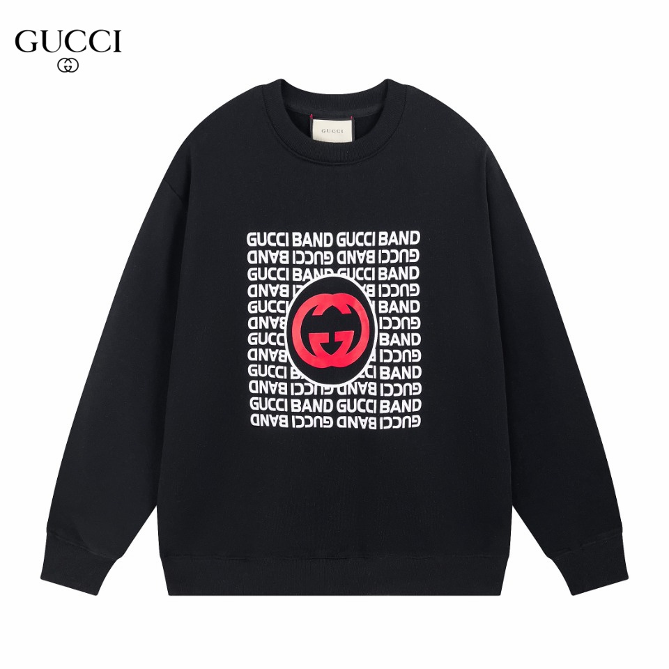【GUCCI  公式旗艦店】グッチ 丸首の衛衣 スウェットご好評に付き再入荷 240902