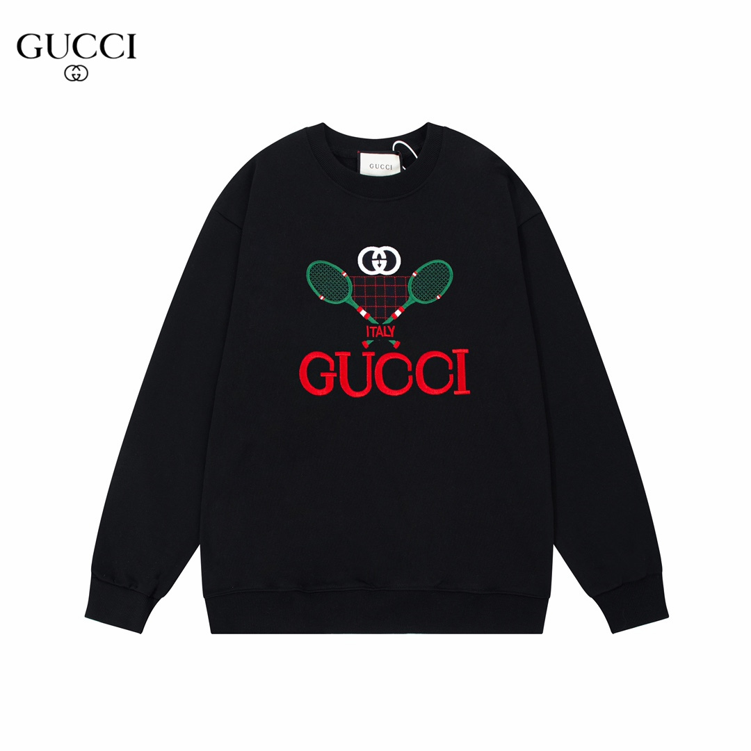 【GUCCI  公式旗艦店】グッチ 丸首の衛衣 スウェットご好評に付き再入荷 240902