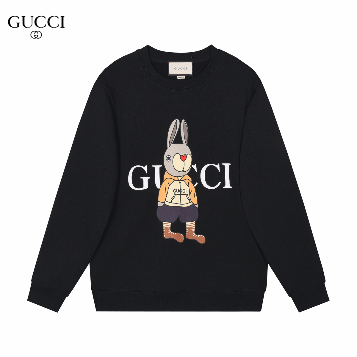 【GUCCI  公式旗艦店】グッチ 丸首の衛衣 スウェットご好評に付き再入荷 240902
