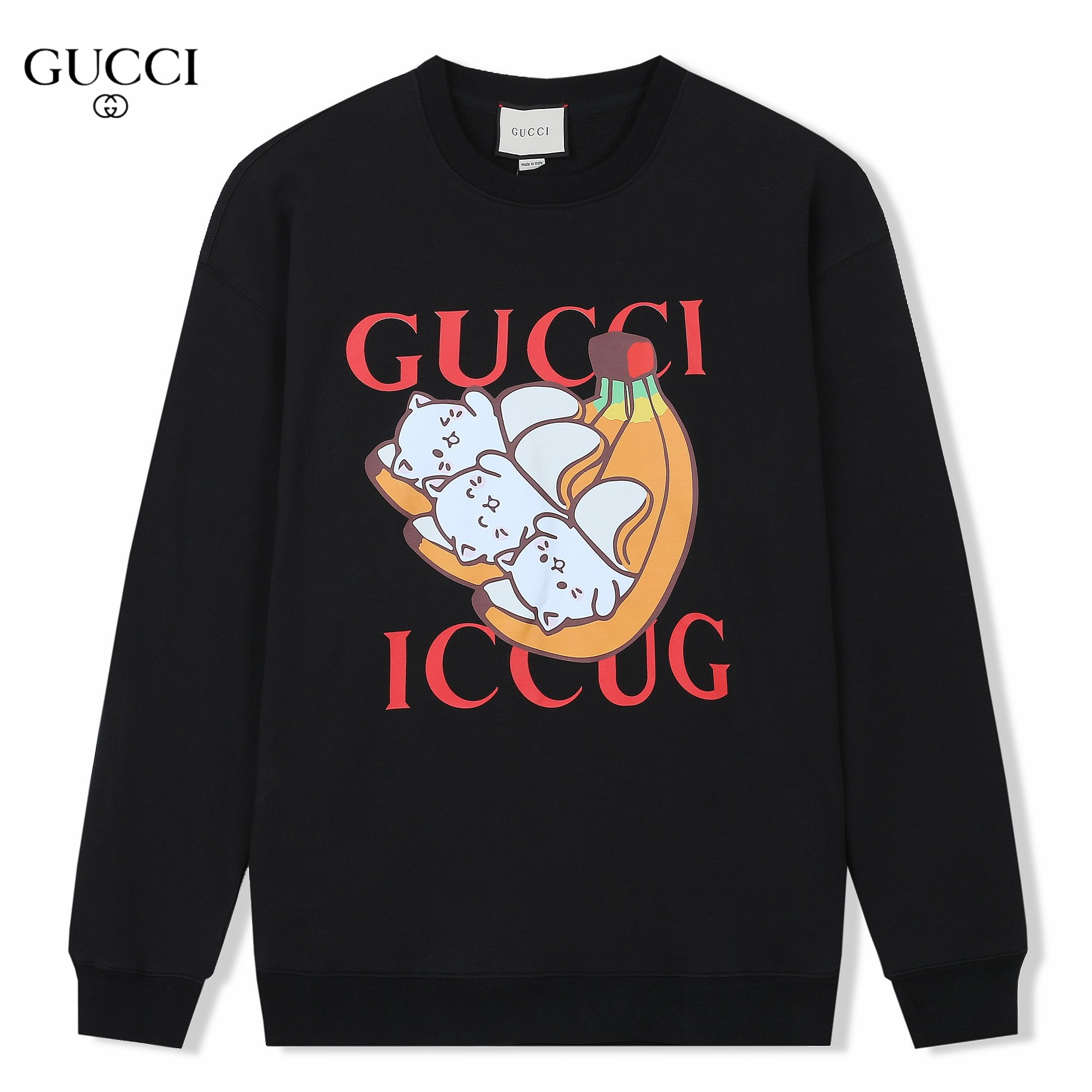 【GUCCI  公式旗艦店】グッチ 丸首の衛衣 スウェットご好評に付き再入荷 240902