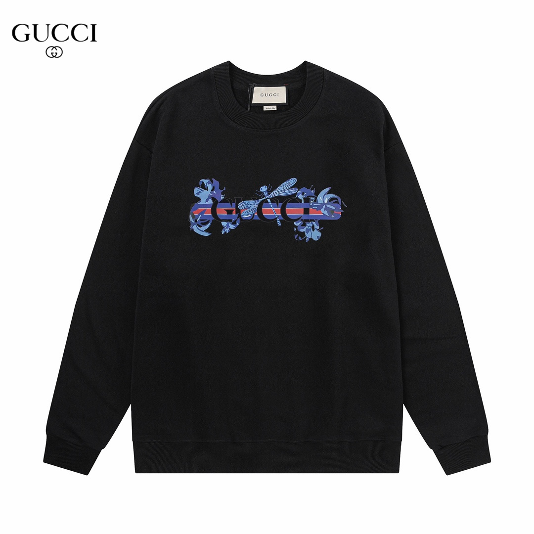 【GUCCI  公式旗艦店】グッチ 丸首の衛衣 スウェットご好評に付き再入荷 240902
