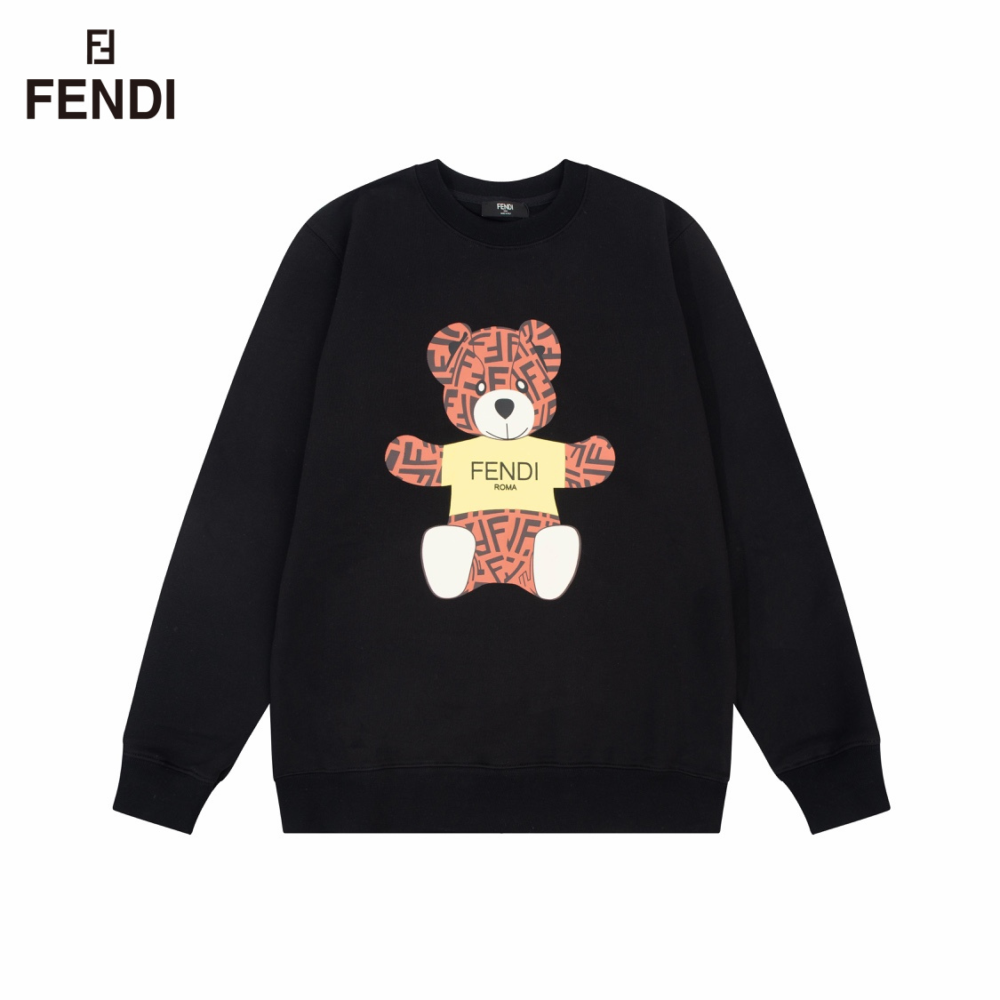 【FENDI  公式旗艦店】フェンディ  丸首の衛衣 スウェット ご好評に付き再入荷  240925
