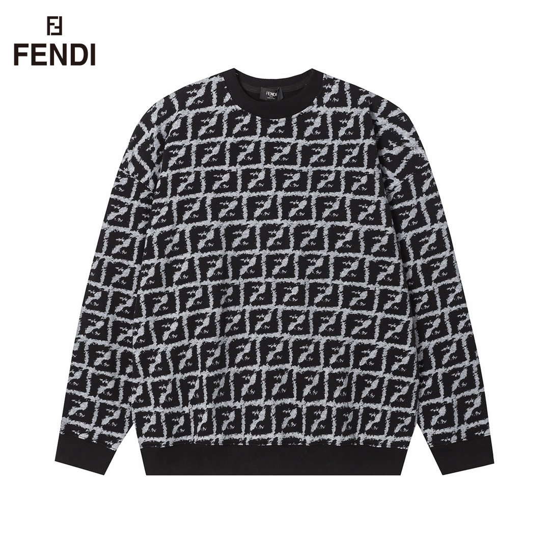 【FENDI  公式旗艦店】フェンディ  丸首の衛衣 スウェット ご好評に付き再入荷  240925