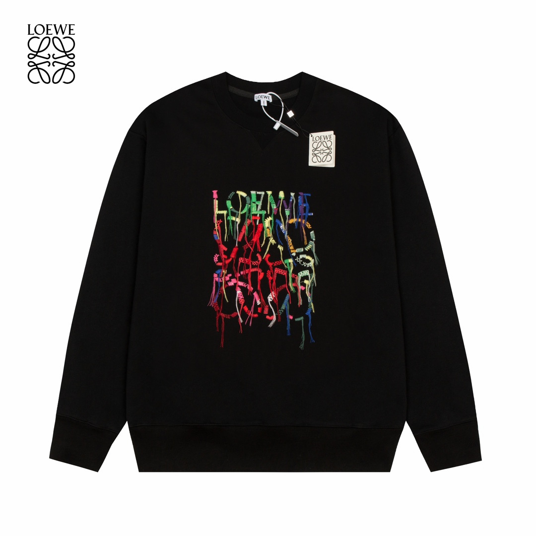 【LOEWE 公式旗艦店】ロエベ 丸首の衛衣 スウェット ご好評に付き再入荷 240811