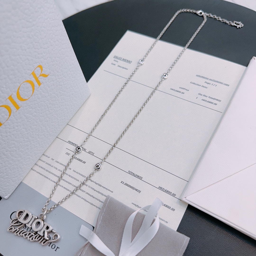 【DIOR】ネックレス、新しいネックレス万能シンプルファッションオーナメント241015