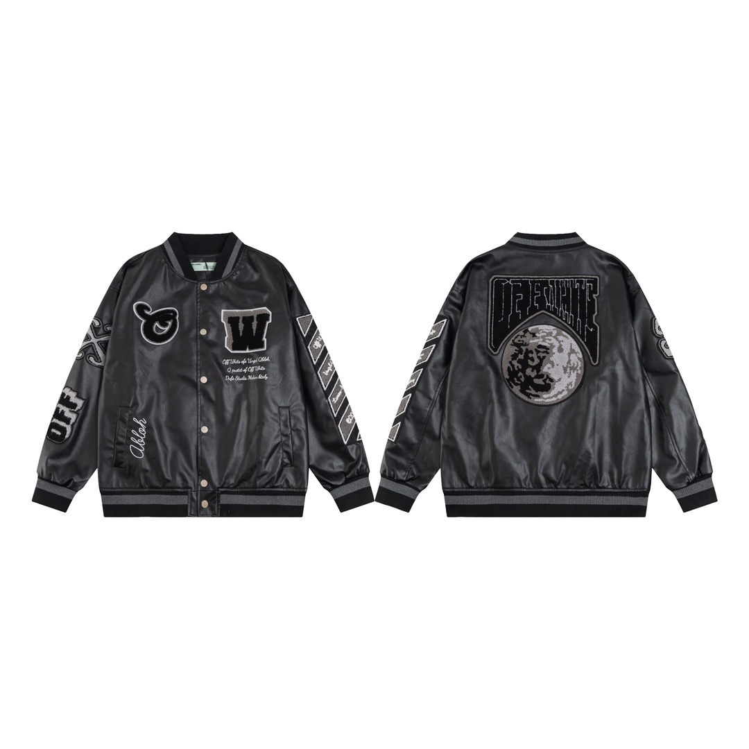 【OFF-WHITE  公式旗艦店】オフホワイト  野球着  ジャケット着ご好評に付き再入荷！241023